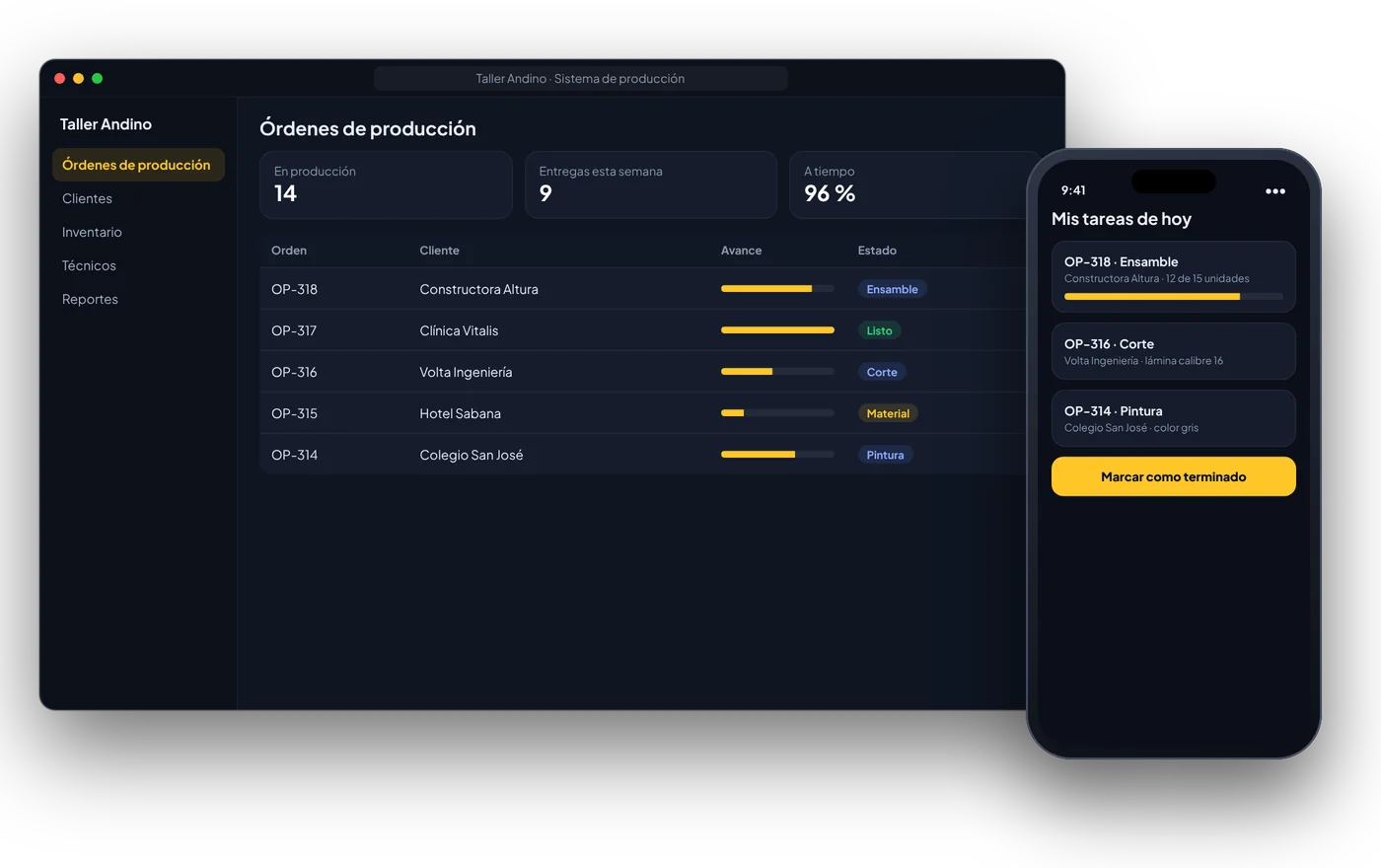Ejemplo: Software a tu medida
