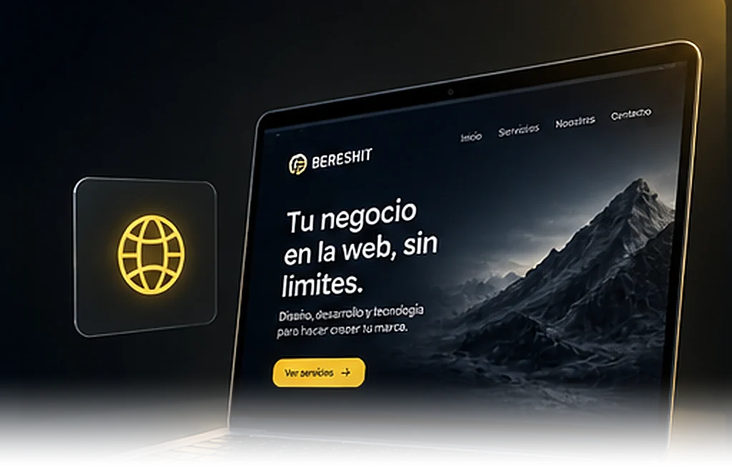 Ilustración del servicio Sitios web